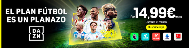 DAZN LALIGA HYPERMOTION Gratis: Todo el Fútbol por 14,99€
